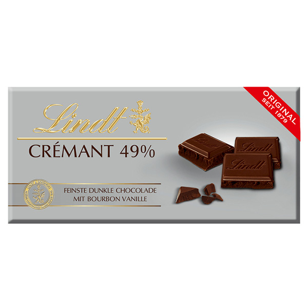 Lindt CRÉMANT Dunkel 49 % Kakao 100 g