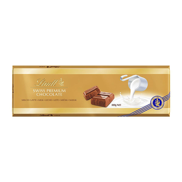 Lindt Milch Extra Gold 300 g verpackt